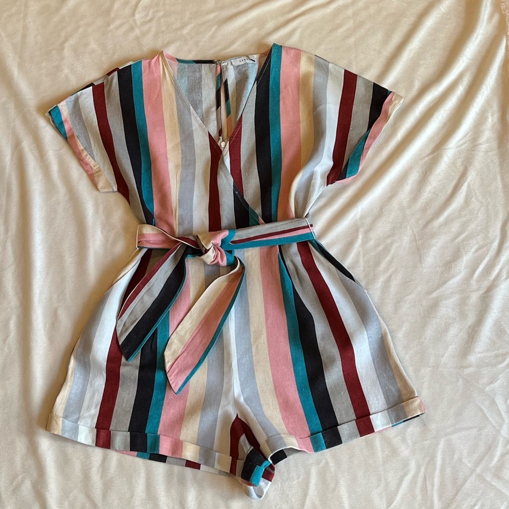 LUSH Striped romper
